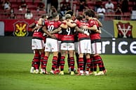 As cores do uniforme atual do Flamengo.